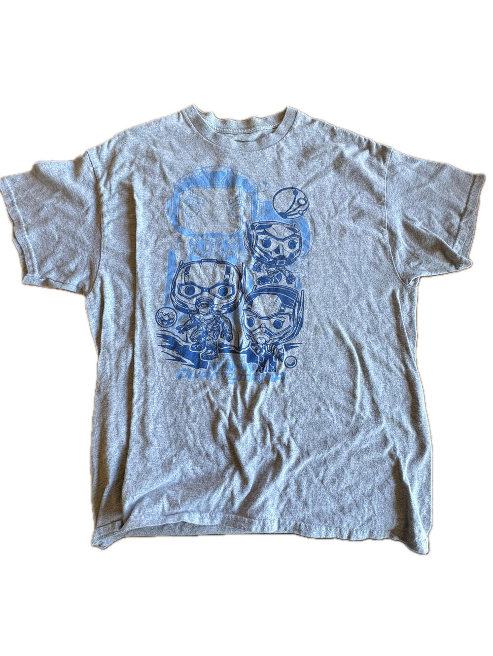 Funko Ant-Man & Wasp: Quantumania Grey Graphic Tee Mens XL